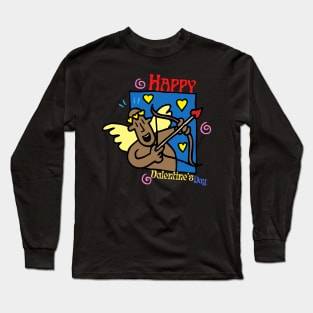 valentines day cupid funny gifts Long Sleeve T-Shirt